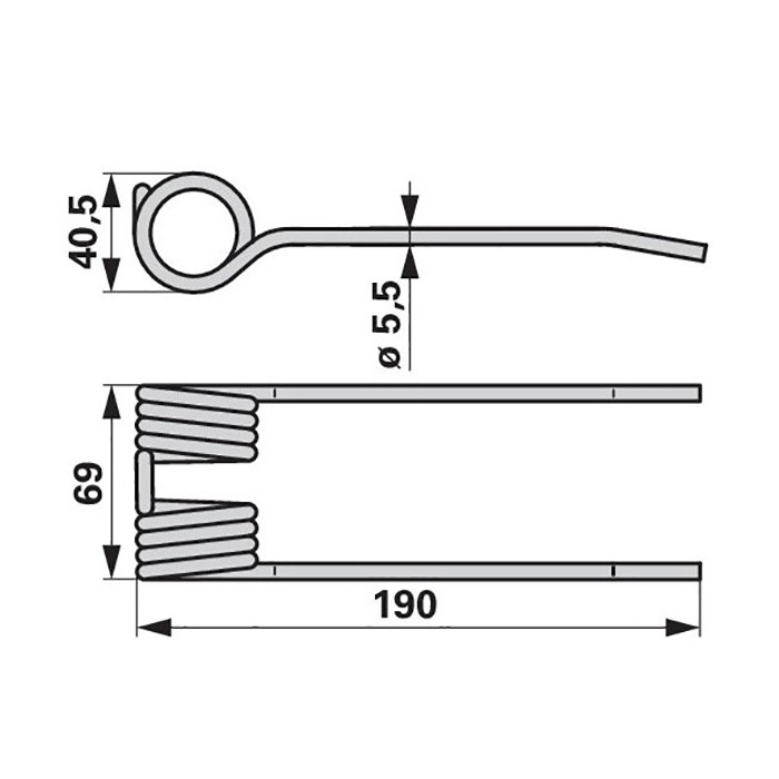 Bild von Krak vzmetni Claas balirka 918238.0