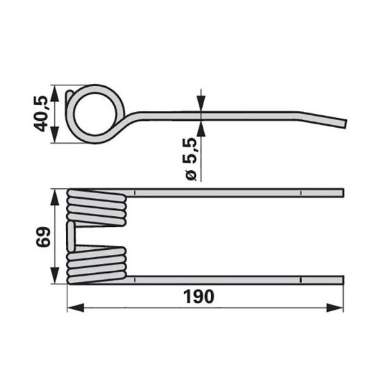 Bild von Krak vzmetni Claas balirka 918238.0