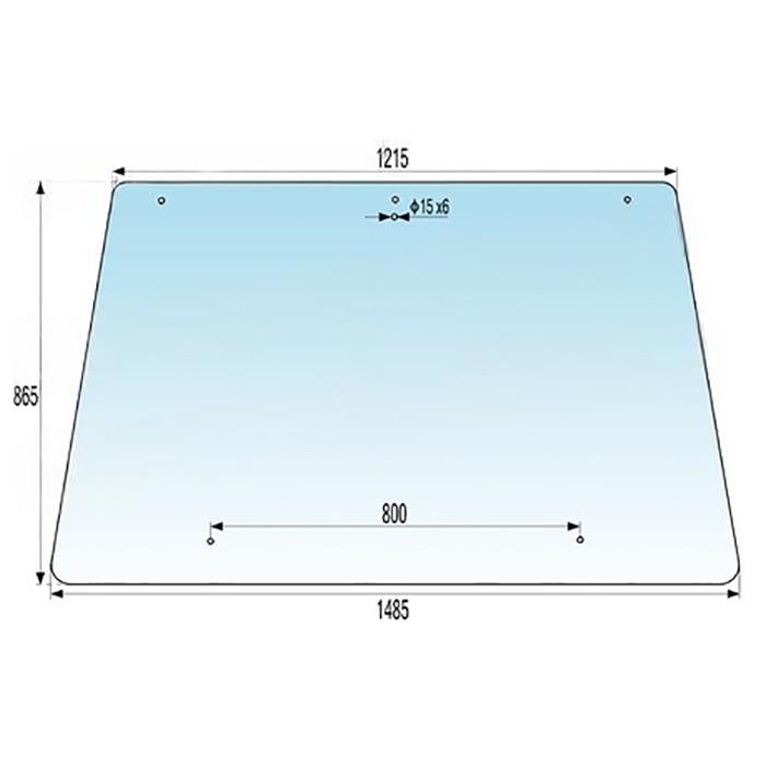 Slika Steklo kabine zadnje zgoraj Zetor, Orašje kabina
