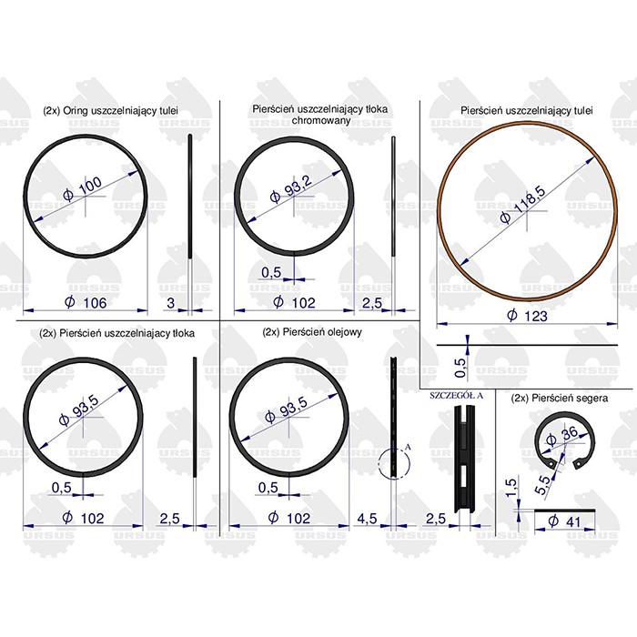 Bild von Sklop motorja fi 102 Ursus 330-335