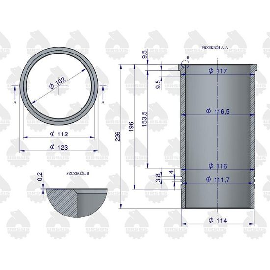 Bild von Sklop motorja fi 102 Ursus 330-335