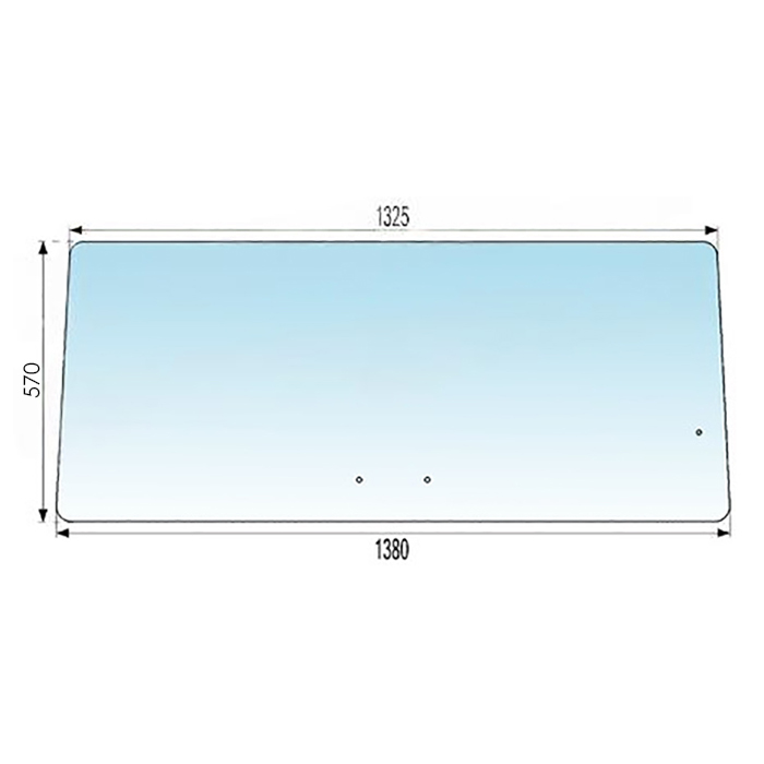 Bild von Heckscheibe, Zetor BK-60, schmale Kabine 