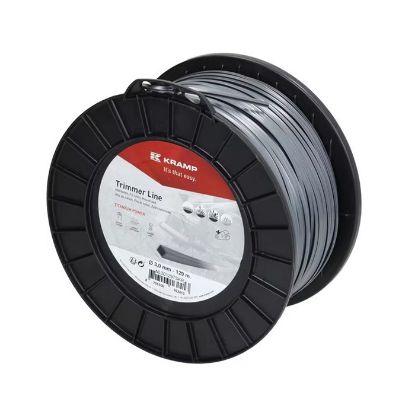 Bild von Nitka kosilna 3,00x129m kvadratna siva Tittanium Power
