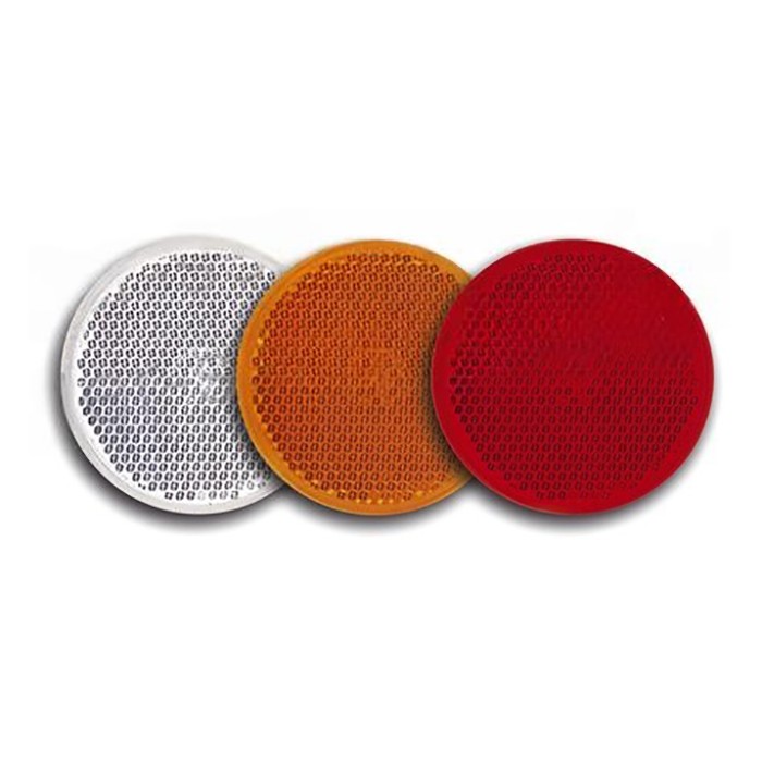 Bild von Odsevnik okrogli rdeč fi 60 - samolepilen