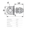 Picture of Vijak roke stabilizatorja M18x2,5,L=80mm