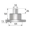 Picture of Čep mosta Carraro CI128880, 122260A1, 3541417M1
