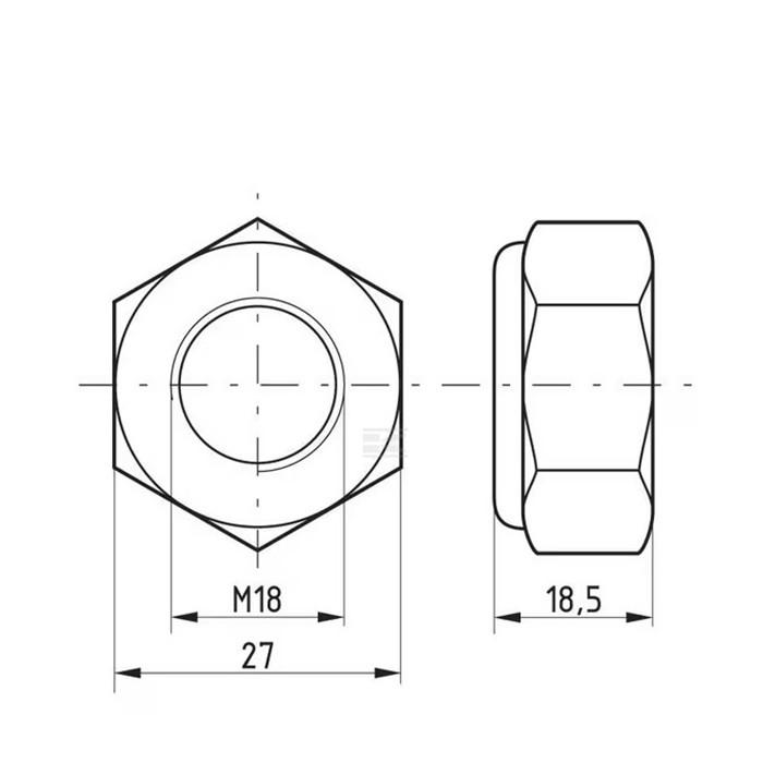 Bild von Matica M18x1,5 mm DIN985