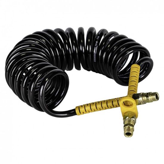 Picture of Cev pnevmatska M16x1,5mm 15-20 bar 7,5m spiralna rumena