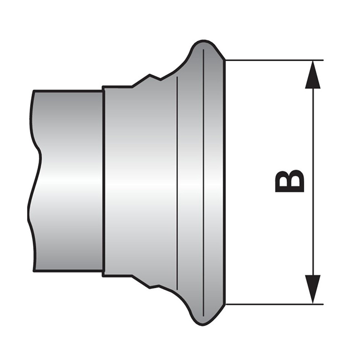 Slika Priključek cisterne kotni Bauer 90°,  4"col