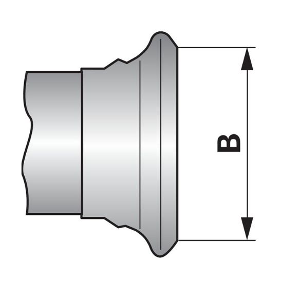 Slika Priključek cisterne kotni Bauer 90°,  4"col