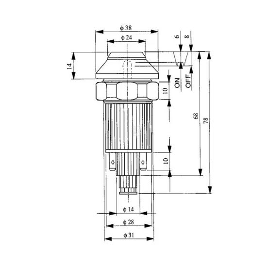 Picture of Stikalo hidravlike MF,Landini,Case,Fendt - 4 pini 3388402M1