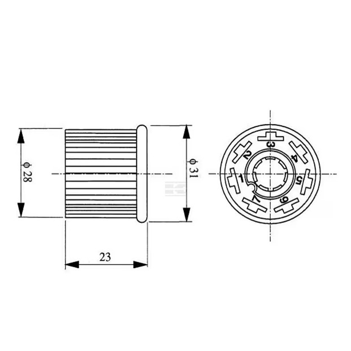Picture of Stikalo hidravlike MF,Landini,Case,Fendt - 4 pini 3388402M1