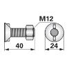 Slika Vijak lemeža 12x40,2 robni
