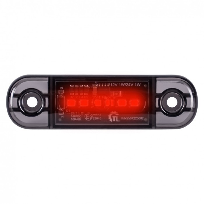 Slika Svetilka pozicija 12/24V 6x Led rdeče