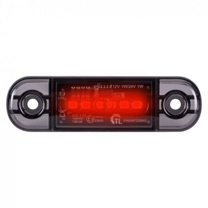 Bild von Svetilka pozicija 12/24V 6x Led rdeče