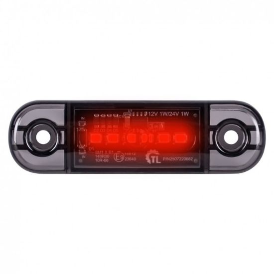 Slika Svetilka pozicija 12/24V 6x Led rdeče