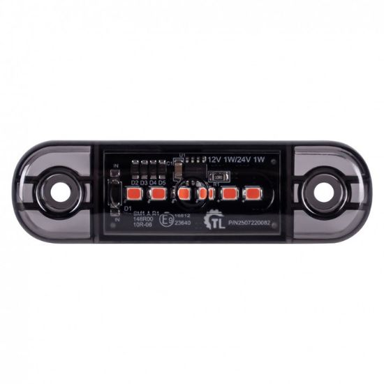 Slika Svetilka pozicija 12/24V 6x Led rdeče
