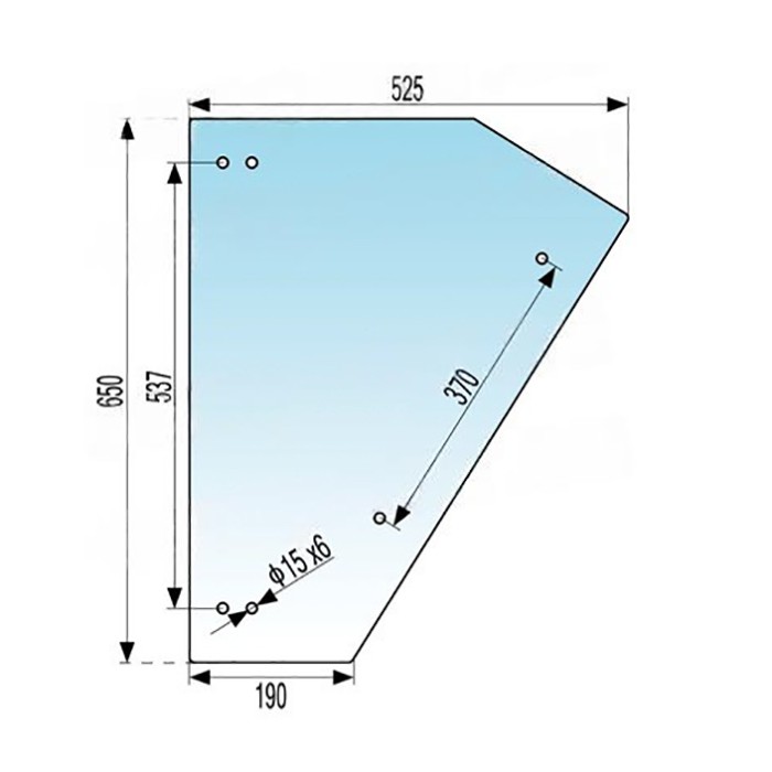Bild von Steklo vrat spodnje IMT 539 stari tip 52728964