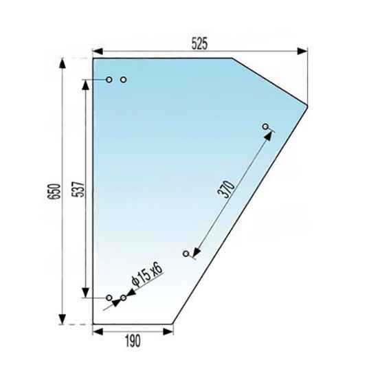 Bild von Steklo vrat spodnje IMT 539 stari tip 52728964