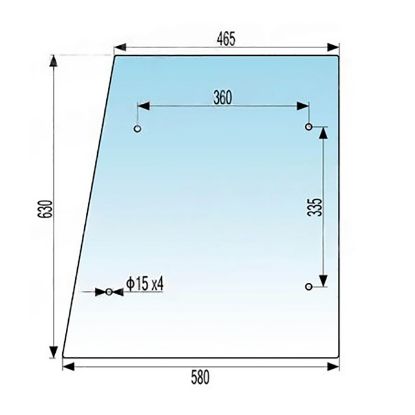 Slika Steklo vrat zgornje IMT 539 stari tip 52729017