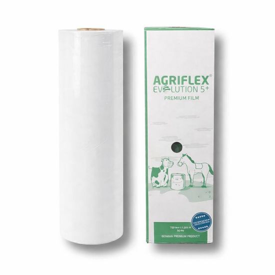 Picture of Folija za baliranje Agriflex 750mm x 1500m - bela 25 mikr.