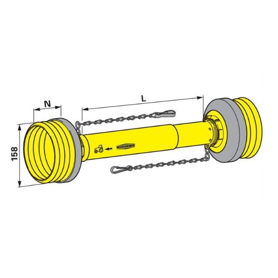Bild von Zaščita kardana Waltersheidt SD15-550