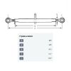 Picture of Top link arm 25-25, 457-680mm