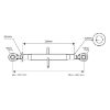 Picture of Top link arm 19-19, 345-470mm
