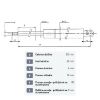 Slika Plinska vzmet MF3303021M91 L-215mm,200N - strešno okno