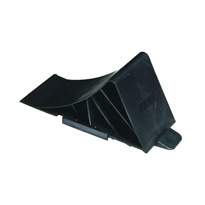 Slika Zagozda za pod kolo PVC črna - z nosilcem 225x90x95mm