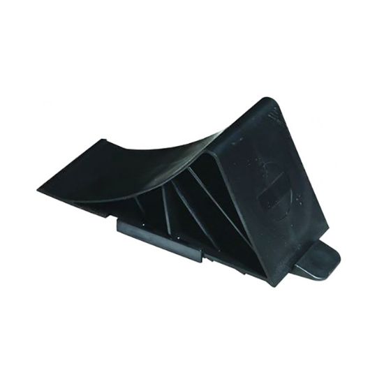 Slika Zagozda za pod kolo PVC črna - z nosilcem 225x90x95mm
