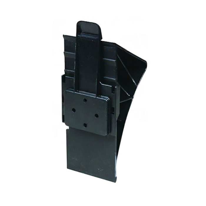 Slika Zagozda za pod kolo PVC črna - z nosilcem 225x90x95mm