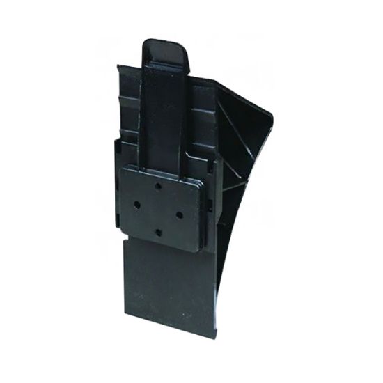 Slika Zagozda za pod kolo PVC črna - z nosilcem 225x90x95mm