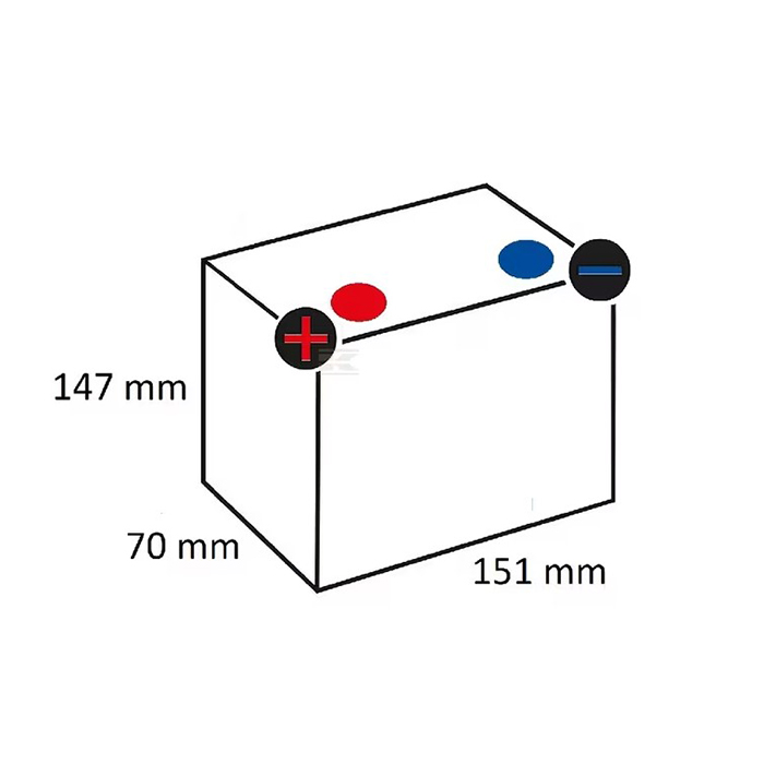 Bild von Akumulator 12V 12Ah 210A zaprt