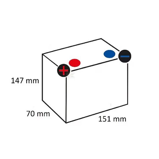 Bild von Akumulator 12V 12Ah 210A zaprt