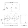 Picture of Hydraulic quick coupling bracket - double