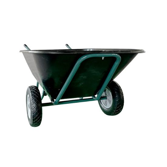 Picture of Samokolnica dvokolesna 180L - Črno PVC korito
