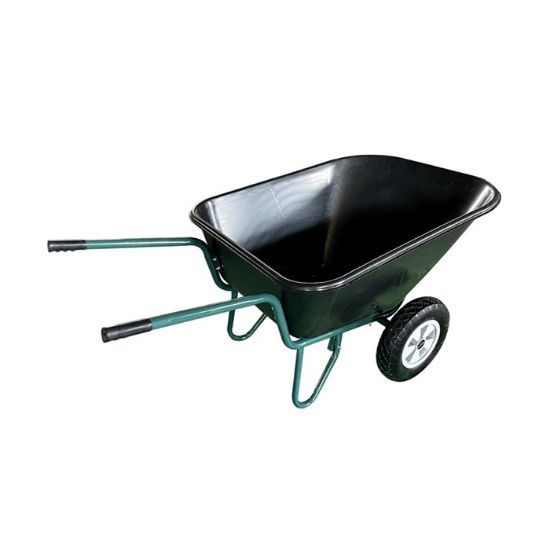 Picture of Samokolnica dvokolesna 180L - Črno PVC korito
